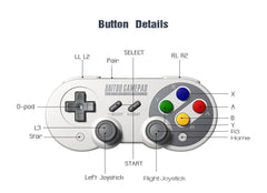 8Bitdo SN30 Pro/SF30 Pro Wireless Bluetooth Game Controller