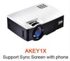 Image of AUN Projector 1800lumens AKEY1/AKEY1X MINI Beamer for Home