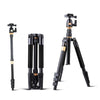 Image of QZSD Q555 55.5 Inches Aluminium Alloy Camera Video Tripod Monopod