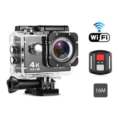 Remote Control 4K Waterproof Action Camera for Sports