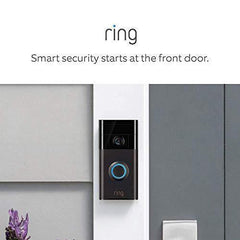 Ring Wi-Fi Enabled Video Doorbell in Venetian Bronze, Works with Alexa