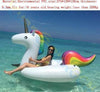 Image of Inflatable Horse Giant Pool Float Swim Ring Pegasus Floating Adult Lifebuoy