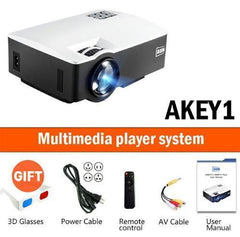 AUN Projector AKEY1/Plus for Home Theater, 1800 Lumens