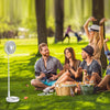 Image of Outdoor Tools Telescopic Folding Table Fan Multi-Function Desktop USB Charging