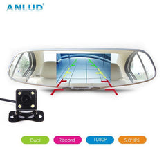 Camera 5.0 Dual Lens Dashcam GPS 1080P Car