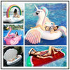 Image of Inflatable Horse Giant Pool Float Swim Ring Pegasus Floating Adult Lifebuoy