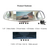 Image of Camera 5.0 Dual Lens Dashcam GPS 1080P Car