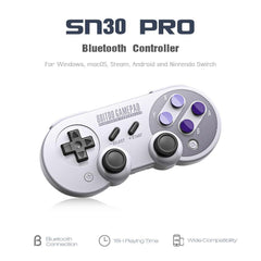 8Bitdo SN30 Pro/SF30 Pro Wireless Bluetooth Game Controller