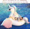 Image of Inflatable Horse Giant Pool Float Swim Ring Pegasus Floating Adult Lifebuoy