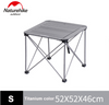 Image of Outdoor Folding Table Camping Hiking Picnic Aluminium Alloy Durable Folding Table