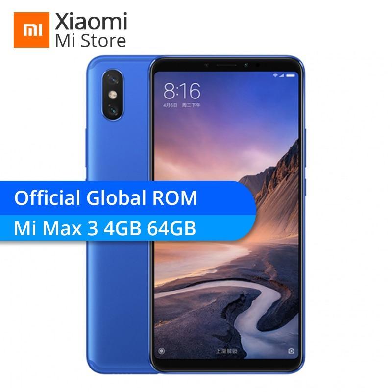 Xiaomi Mi Max 3 4GB RAM 64GB ROM Max3 Mobile Phone